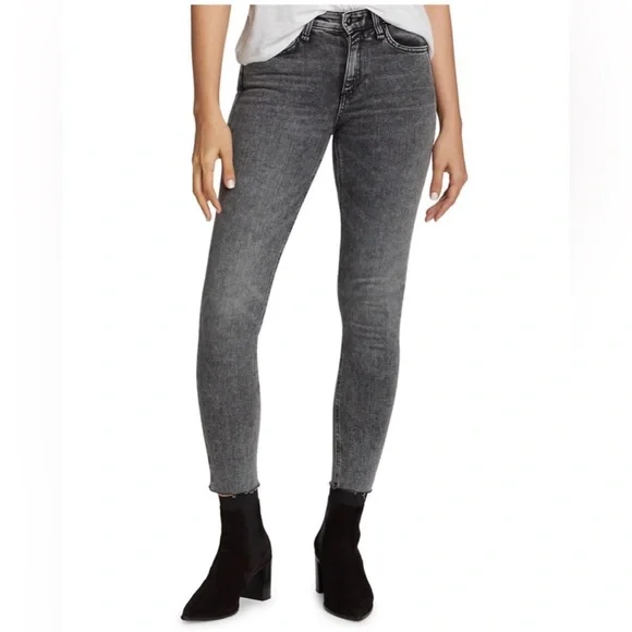Rag & Bone Cate Mid Rise Skinny jeans in Black Sage - Picture 2 of 5